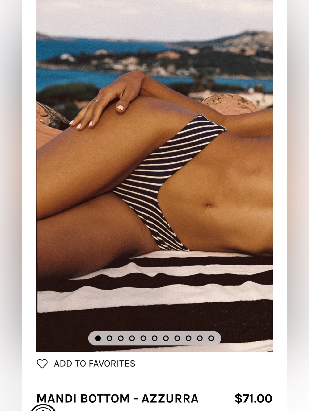 NWOT Skatie Mandi Bottoms in Azzurra- Size M